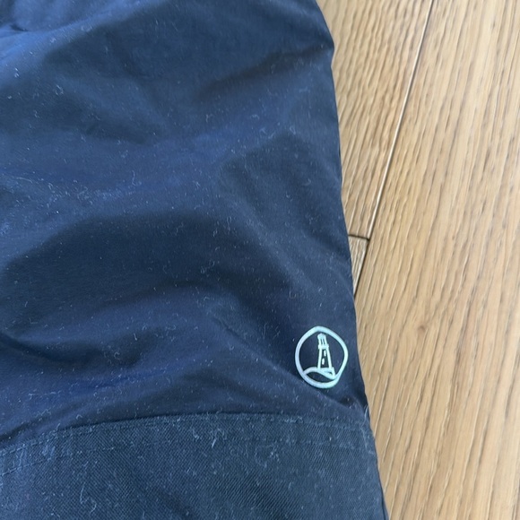 Lands end squall black bibs overalls snow 7 boys girls insulated - Picture 2 of 5